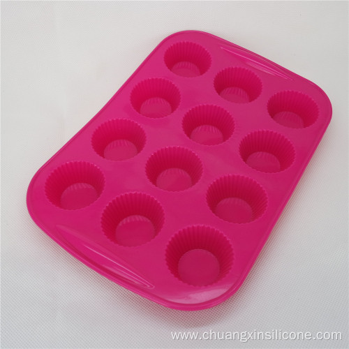 Silicone Bakeware -12 cavity round